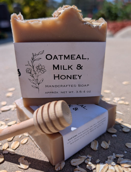 Oatmeal, Milk, & Honey Soap Bar