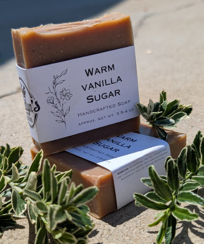 Warm Vanilla Sugar Soap Bar