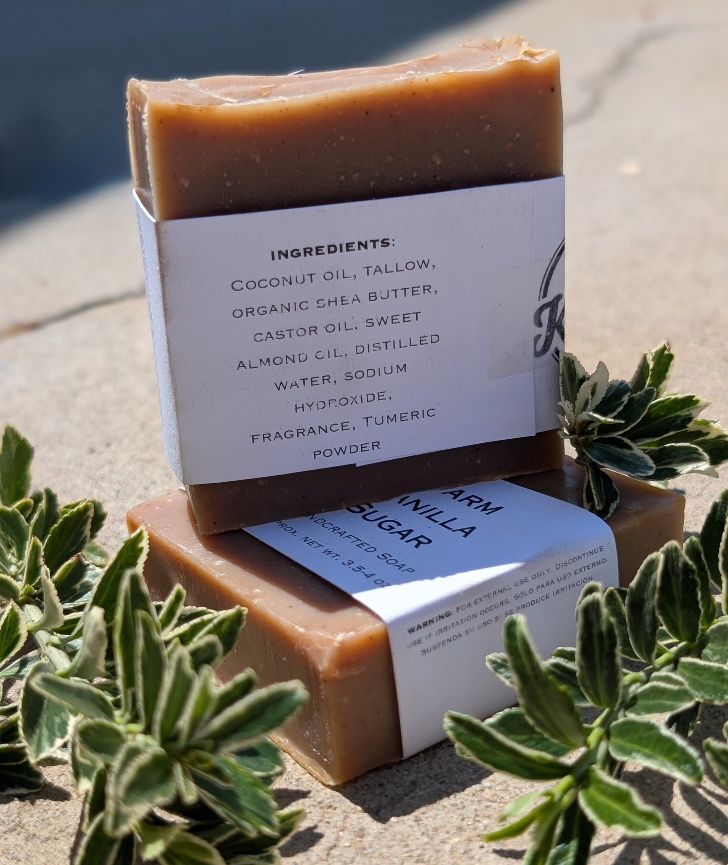 Warm Vanilla Sugar Soap Bar