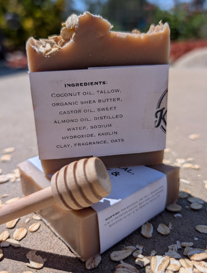 Oatmeal, Milk, & Honey Soap Bar